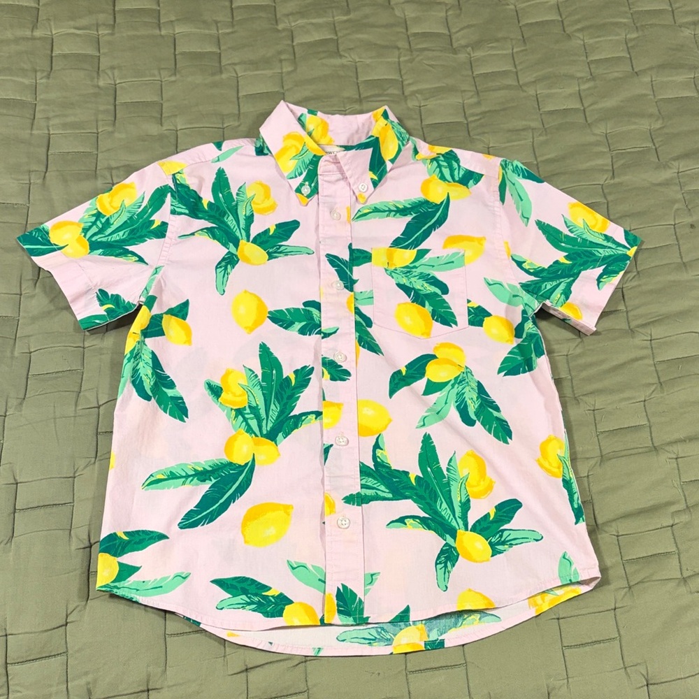 Crewcuts, Boys Lemon Print Shirt, Size 8
